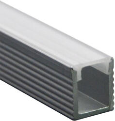 V-TAC LED szalag profil, ezüst/fehér fedő, 2000mm, V-TAC, 2903 (2903)