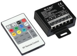 V-TAC VT-2421 240 W-os LED RGB vezérlő 20 gombos RF távirányítóval - kicsi (3340)