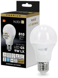 Kobi LED izzó GS 9W E27 6500K LX Kobi Prémium, hideg fehér, 810lm, CRI≥80, KOBI-001198 (KOBI-001198)