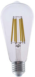 V-TAC LED izzó átlátszó filament ST64 E27 Nagy Fényáramú, 4w, 3000K, meleg fehér, 840lm, 300°, CRI>80, V-TAC, 2996 (2996)