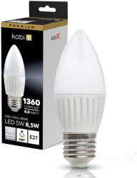 Kobi LED izzó SW E27 4000K Kobi Prémium, 8, 5W, természetes fehér, 1360lm, CRI≥80, KOBI-004465 (KOBI-004465)