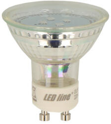 GMLedline GU10 LED izzó, 1W, meleg fehér, 2700K, 80lm, CRI≥80, LED line, LL-242250 (LL-242250)