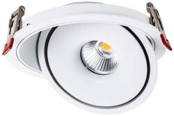 V-TAC Süllyeszthető COB LED mélysugárzó lámpa állítható, 28w, CCT, 2500lm, 25°, fehér, CRI>90, V-TAC, 10583 (10583)