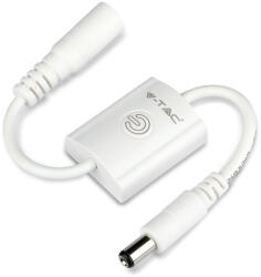V-TAC LED szalag tartozék - érintőgombos dimmer, fehér, V-TAC, 2556 (2556)