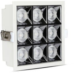 V-TAC Süllyeszthető COB LED mélysugárzó lámpa PRO, 36w, 2700K, meleg fehér, 2880lm, 38°, fehér, CRI>90, V-TAC, 999 (999)