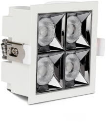 V-TAC Süllyeszthető COB LED mélysugárzó lámpa PRO, 16w, 4000K, természetes fehér, 1280lm, 12°, fehér, CRI>90, V-TAC, 977 (977)
