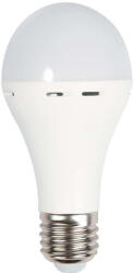 V-TAC LED izzó SMART E27 Vészhelyzet, 9w, 4000K, természetes fehér, 720lm, 200°, fehér, CRI>80, V-TAC, 7010 (7010)