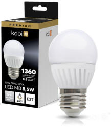 Kobi LED izzó MB E27 4000K Kobi Prémium, 8, 5W, természetes fehér, 1360lm, CRI≥80, KOBI-004462 (KOBI-004462)