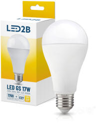 Kobi LED izzó GS 17W E27 3000K LED2B, meleg fehér, CRI≥80, KOBI-004295 (KOBI-004295)