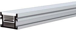 Optonica Alumínium profil LED szalaghoz, ezüst/fehér fedő, Optonica, 15133 (15133)