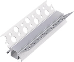 ELMARK Alumínium Profil Gipszkartonba Süllyesztve Belső Sarok Dp61 2m (99acc61)