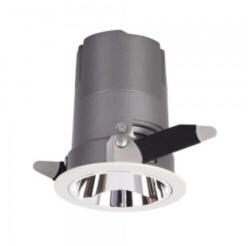 V-TAC Süllyeszthető LED COB mélysugárzó lámpa, 6w, 4000K, természetes fehér, 400lm, 0°-27°, CRI>95, V-TAC, 1480 (1480)