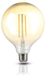 V-TAC LED izzó gömb alakú E27, 12w, 2200K, meleg fehér, 1350lm, 300°, borostyán, CRI>80, V-TAC, 217456 (217456)