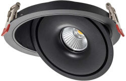 V-TAC Süllyeszthető COB LED mélysugárzó lámpa állítható, 28w, CCT, 2500lm, 25°, fekete, CRI>90, V-TAC, 10582 (10582)