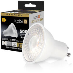 Kobi LED izzó GU10 5W 4000K Kobi Prémium, természetes fehér, 450lm, CRI≥80, KOBI-001218 (KOBI-001218)