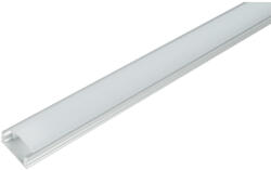 ELMARK Elm718/1 Aluminium Profil Led Szalaghoz, Matt Takaróprofil, Felületre Szerelhető 2m (99acc08) - ledvonal