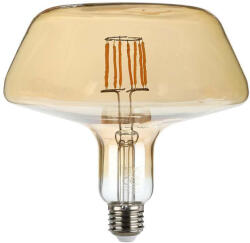 V-TAC LED izzó design DSG T180 E27, 8w, 1800K, meleg fehér, 620lm, 300°, borostyán, V-TAC, 212790 (212790)