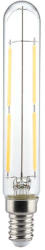 V-TAC LED izzó átlátszó filament T20 E14, 4w, 6500K, hideg fehér, 400lm, 300°, CRI>80, V-TAC, 212703 (212703)
