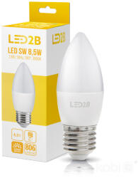 Kobi LED izzó SW E27 3000K LED2B, 9W, meleg fehér, 806lm, CRI≥80, KOBI-001304 (KOBI-001304)