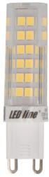 GMLedline G9 LED izzó, 6W, hideg fehér, 6000K, 550lm, CRI≥80, LED line, LL-245961 (LL-245961)