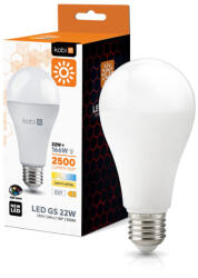 Kobi LED izzó GS 22W E27 3000K meleg fehér, CRI≥80, KOBI-004298 (KOBI-004298)