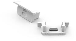 Ledline Végzáró 10 mm-es süllyesztett alumínium LED profilhoz, fehér - csomagolás (1 pár), LED line, LL-479112 (LL-479112)