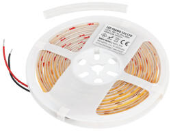 Kobi LED szalag TRAMO 320 COB 5m 3000K IP65 Kobi Prémium, 5W, meleg fehér, 430lm, CRI≥90, szabályozható, 12V, KOBI-001420 (KOBI-001420)