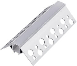 ELMARK Alumínium Profil Gipszkartonba Süllyesztve Külső Sarok Dp62 2m (99acc62)