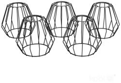 Kobi Design CRETE LS D1 lámpabúra, fekete, 5 db, KOBI-001443 (KOBI-001443)