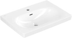 Villeroy & Boch Skyla - Mosdókagyló 65x46 cm, túlfolyóval, csapfurattal, alpesi fehér színű 5A516501 (5A516501)