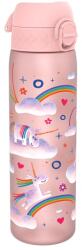 ION8 Slim Recyclon Vizes palack gyerekeknek (500ml, Unicorn Rainbows) (I8RF500PPUNIRAIN)