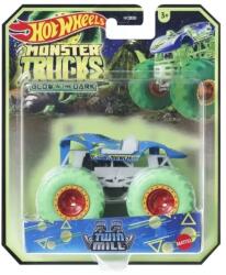 Mattel Hot Wheels: Monster Trucks - Sötétben Világító Autó - Twin Mill (JFX22)