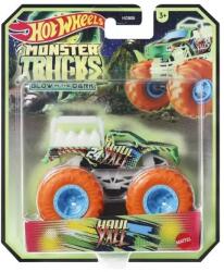 Mattel Hot Wheels: Monster Trucks - Sötétben Világító Autó - Haul Y'All (JFX21)