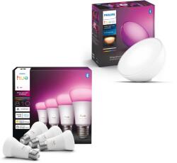 Philips Hue White and Color Ambiance 6W 810 E27 4db + Hue GO v2 (PHL20002)