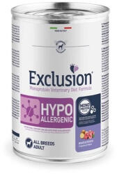 Exclusion Hypoallergenic Boar & Potato All Breeds 400g hipoallergén kutyakonzerv