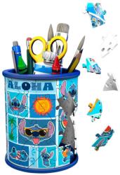 Ravensburger 3D пъзел Ravensburger от 54 части - Поставка за моливи Стич (11642)
