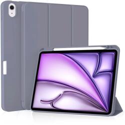 Techsuit - Rugalmas háromszoros tok (ceruzatartóval) - iPad Air 11 (2024-2026) - Lila