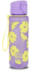 COOLPACK - Brisk műanyag kulacs 600 ml - Flores Lila (Z16913) (Z16913)