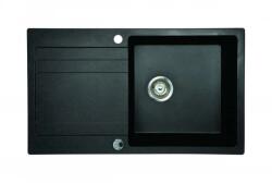  Riva 1C1E gránit mosogató, 860 x 500 mm, Titánszürke (ZYV-D 113)