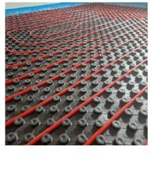  Pogácsás rendszerlemez padlófűtéshez, 120x75x2, 5 cm, 0, 9 m2/db