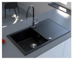 Marmorin Gránit mosogató, 1 medence + csepptálca, melegszürke (470113024)