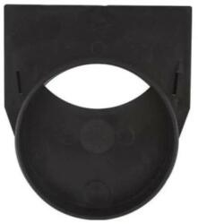 Styron folyóka bekötő elem, 110 mm, fekete műanyag (STY-901)