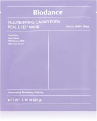 Biodance Rejuvenating Caviar PDRN Real Deep Mask revitalizáló maszk a bőrréteg megújítására 34 g