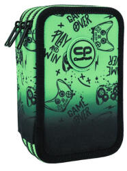 COOLPACK - Jumper 3 felszerelt 3 emeletes tolltartó - Gradient Green - Game Over (F067969) (F067969)