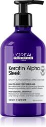 L'Oréal Serie Expert Keratin Alpha Sleek sampon a sima megjelenésű frizuráért 500 ml