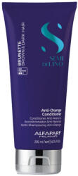 ALFAPARF Milano - Balsam pentru neutralizarea tonurilor de portocaliu Alfaparf Milano Semi Di Lino Brunette Balsam 200 ml