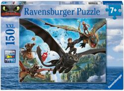 Ravensburger Пъзел Ravensburger от 150 XXL части - Дракони и герои (12004141) - ozone