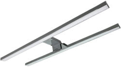 deLux Tükörvilágító LED-lámpa 60 cm, 9 W 630 lm 4000 K IP44, króm, műanyag, acél anyagból, névleges feszültséggel (DEL1837)