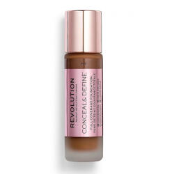 Revolution Beauty - Corector Makeup Revolution, Conceal & Define, Oil Free, Cream Foundation, 23 ml F 15