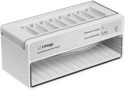 LINOGY Univerzális AA/AAA töltő 8 férőhely 40 tároló USB-C P1160365 (6928819531994)